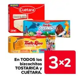 Carrefour TOSTARICA y CUÉTARA En todos los bizcochitos oferta