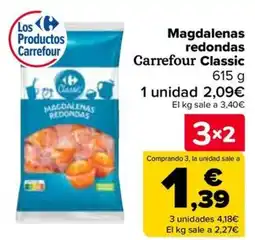 Carrefour Magdalenas redondas Carrefour Classic oferta
