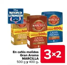 Carrefour MARCILLA En cafés molidos Gran Aroma oferta