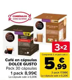 Carrefour DOLCE GUSTO Café en cápsulas oferta