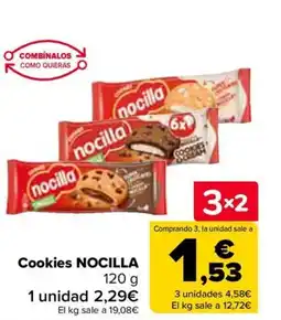 Carrefour NOCILLA Cookies oferta