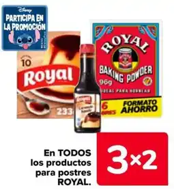 Carrefour ROYAL En todos los productos para postres oferta