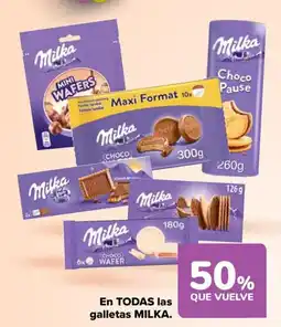 Carrefour MILKA En todas las galletas oferta