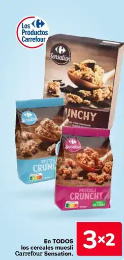 Carrefour En todos los cereales muesli carrefour sensation. oferta