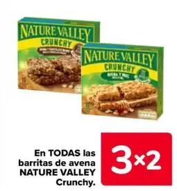 Carrefour NATURE VALLEY En todas las barritas de avena crunchy oferta