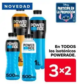 Carrefour POWERADE En todos los isotónicos oferta