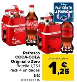 Carrefour COCA-COLA Refresco Original o Zero oferta