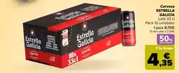 Carrefour ESTRELLA GALICIA Cerveza oferta