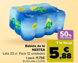 Carrefour NESTEA Bebida de té oferta