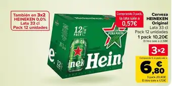 Carrefour HEINEKEN Cerveza Original oferta