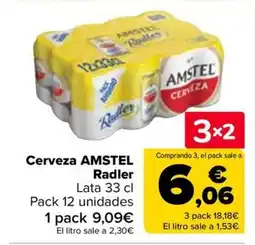 Carrefour AMSTEL Cerveza Radler oferta