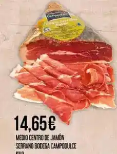 Claudio Campodulce - medio centro de jamon serrano bodega oferta