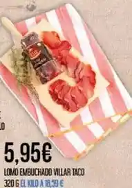 Claudio Villar - lomo embuchado taco oferta
