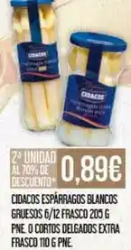 Claudio Cidacos - esparragos blancos gruesos oferta