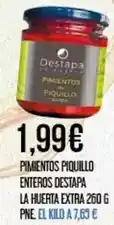 Claudio Destapa la huerta - pimientos piquillo enteros oferta