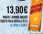 Claudio Johnnie walker - whisky oferta