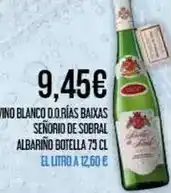 Claudio Señorío de sobral - vino blanco d.o.rías baixas oferta