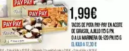 Claudio Pay pay - tacos de pota oferta