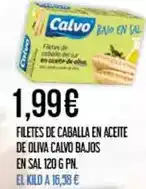 Claudio Calvo - filetes de caballa en aceite de oliva oferta