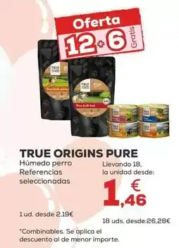 Kiwoko True origins - pure humedo perro referencias seleccionadas oferta