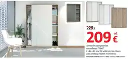 Bauhaus Armario con puertas correderas 'tibet' oferta