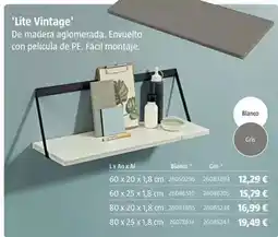 Bauhaus Estantes 'lite vintage' oferta