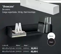 Bauhaus Estantes 'showcase' oferta