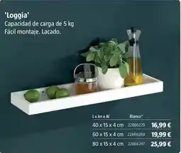 Bauhaus Estantes 'loggia' oferta