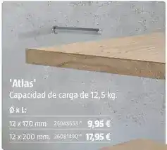 Bauhaus Soportes de pared 'atlas' oferta