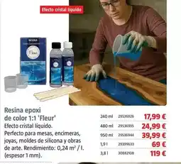 Bauhaus Fleur - resina epoxi de color 1:1 oferta