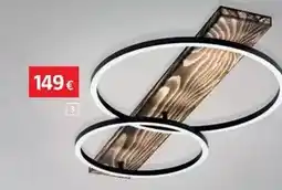 Bauhaus Serie led 'boyal' plafon 2 luces oferta