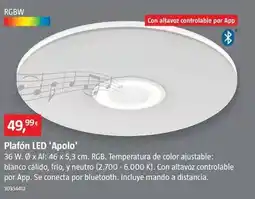 Bauhaus Plafon led 'apolo' oferta
