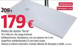 Bauhaus Platos de ducha 'terra' oferta