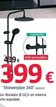Bauhaus Duscholux - sistema de ducha 'showerpipe 240' oferta