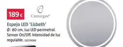 Bauhaus Camargue - espejo led 'lisbeth' oferta