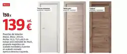 Bauhaus Puertas de interior oferta