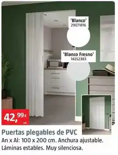 Bauhaus Puertas plegables de pvc oferta