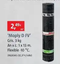 Bauhaus Láminas asfálticas 'moply d fv' oferta