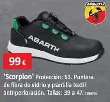Bauhaus Abarth - calzado de seguridad 'scorpion' oferta