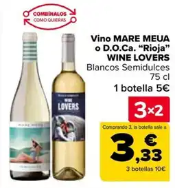 Carrefour Vino mare meua o d.o.ca. "rioja" wine lovers oferta