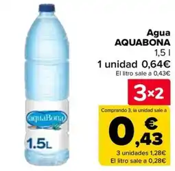 Carrefour AQUABONA Agua oferta