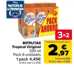 Carrefour BIFRUTAS Tropical Original oferta