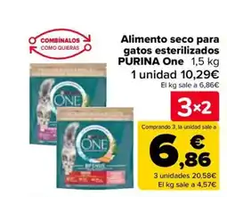 Carrefour PURINA ONE Alimento seco para gatos esterilizados oferta