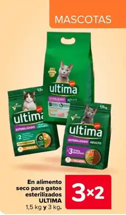 Carrefour ULTIMA En alimento seco para gatos esterilizados oferta