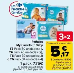 Carrefour Pañales My Carrefour Baby oferta