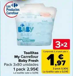 Carrefour Toallitas My Carrefour Baby Fresh oferta