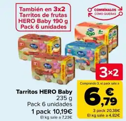 Carrefour HERO Tarritos Baby oferta