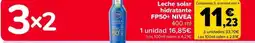 Carrefour NIVEA Leche solar hidratante FP50+ oferta