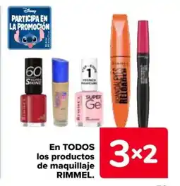 Carrefour RIMMEL En todos los productos de maquillaje oferta