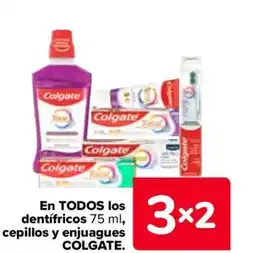 Carrefour COLGATE En todos los dentifricos cepillos y enjuagues oferta